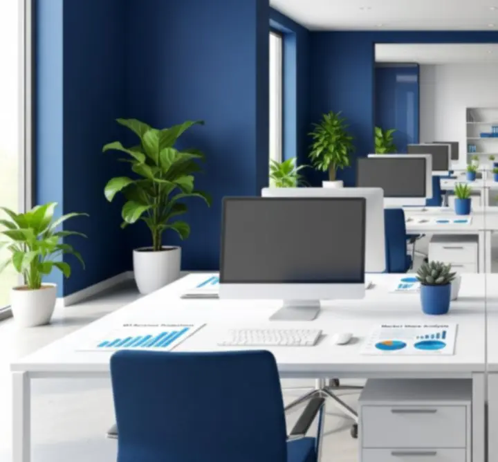 Modern corporate workspace representing PIPS MEADOW LTD